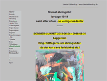 Tablet Screenshot of heedemoestrup.dk